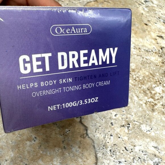 2 X OceAura Get Dreamy Overnight Toning Body Cream Tighten And Lift 3.53oz - Picture 4 of 8